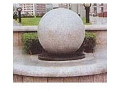 供应花岗岩圆形风水球及庭院石雕，鑫蕊石材精工细作
